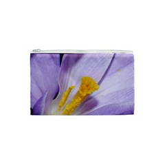 Crocus Closeupl Cosmetic Bag (xs) by PhotoThisxyz