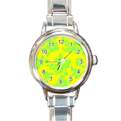 Bright Hawaiian Round Italian Charm Watch by AlohaStore