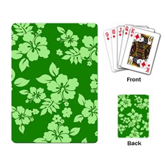 Green Hawaiian Playing Card by AlohaStore