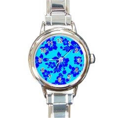 Hawaiian Ocean Round Italian Charm Watch by AlohaStore