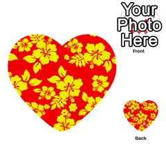 Hawaiian Sunshine Multi-purpose Cards (heart)  by AlohaStore