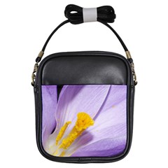 Purple Crocus Girl s Sling Bag