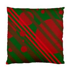 Red and green abstract design Standard Cushion Case (One Side)