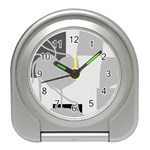 Gray hart Travel Alarm Clocks Front