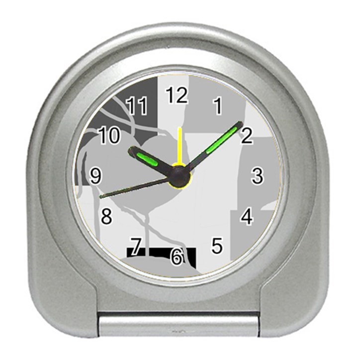 Gray hart Travel Alarm Clocks