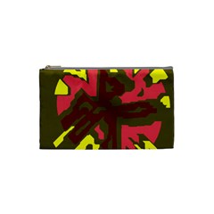 Abstract Design Cosmetic Bag (small)  by Valentinaart