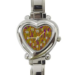 Decorative pattern  Heart Italian Charm Watch