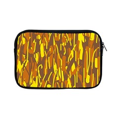 Yellow Pattern Apple Ipad Mini Zipper Cases by Valentinaart