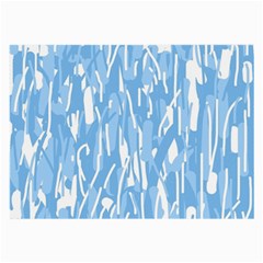 Blue Pattern Large Glasses Cloth (2-side) by Valentinaart