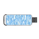 Blue pattern Portable USB Flash (Two Sides) Front