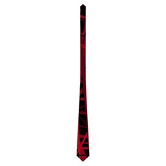 Black And Red Pattern Neckties (one Side) 