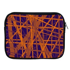 Blue And Orange Pattern Apple Ipad 2/3/4 Zipper Cases by Valentinaart