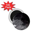Black and gray pattern 1.75  Magnets (100 pack)  Front