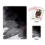 Black and gray pattern Playing Card Back