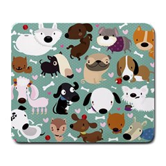 Dog Pattern Large Mousepads