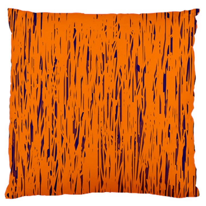 Orange pattern Standard Flano Cushion Case (Two Sides)