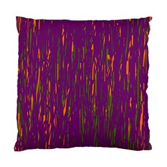 Purple Pattern Standard Cushion Case (one Side) by Valentinaart