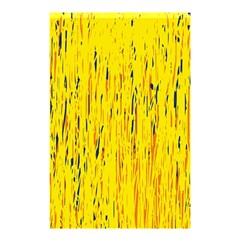 Yellow Pattern Shower Curtain 48  X 72  (small)  by Valentinaart
