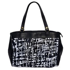 Gray Pattern Office Handbags by Valentinaart