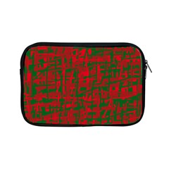 Green And Red Pattern Apple Ipad Mini Zipper Cases by Valentinaart