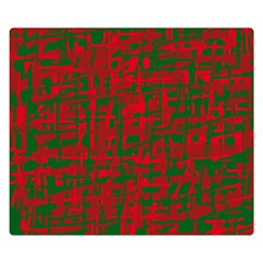 Green And Red Pattern Double Sided Flano Blanket (small)  by Valentinaart