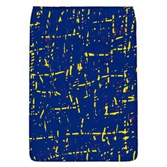 Deep blue and yellow pattern Flap Covers (S) 