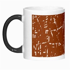 Brown Elelgant Pattern Morph Mugs by Valentinaart