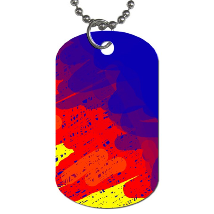 Colorful pattern Dog Tag (Two Sides)