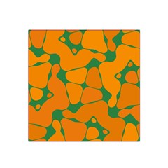 Orange Shapes                                                                                        Satin Bandana Scarf by LalyLauraFLM