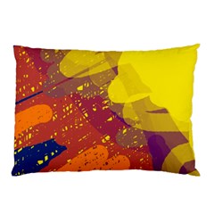 Colorful Abstract Pattern Pillow Case (two Sides) by Valentinaart