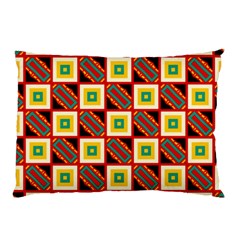Squares And Rectangles Pattern                                                                                          			pillow Case by LalyLauraFLM