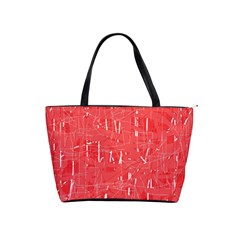 Red Pattern Shoulder Handbags