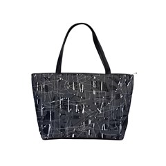 Gray Pattern Shoulder Handbags