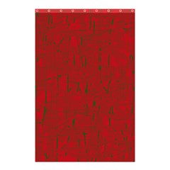 Red Pattern Shower Curtain 48  X 72  (small)  by Valentinaart