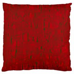 Red Pattern Standard Flano Cushion Case (two Sides)