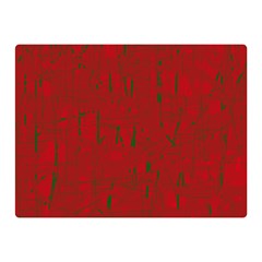 Red Pattern Double Sided Flano Blanket (mini)  by Valentinaart