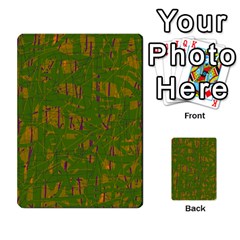 Green Pattern Multi-purpose Cards (rectangle) 