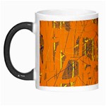 Orange pattern Morph Mugs Left