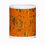 Orange pattern Morph Mugs Center