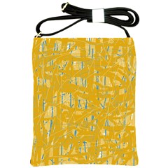 Yellow pattern Shoulder Sling Bags