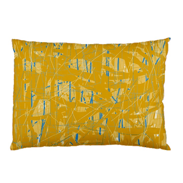 Yellow pattern Pillow Case (Two Sides)