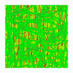 Neon green pattern Medium Glasses Cloth (2-Side)