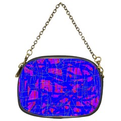 Blue Pattern Chain Purses (one Side)  by Valentinaart