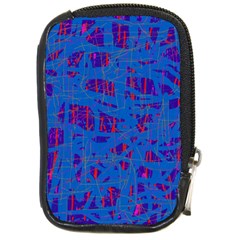 Deep blue pattern Compact Camera Cases