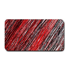 Red And Black Elegant Pattern Medium Bar Mats by Valentinaart