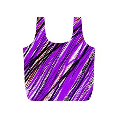 Purple Pattern Full Print Recycle Bags (s)  by Valentinaart