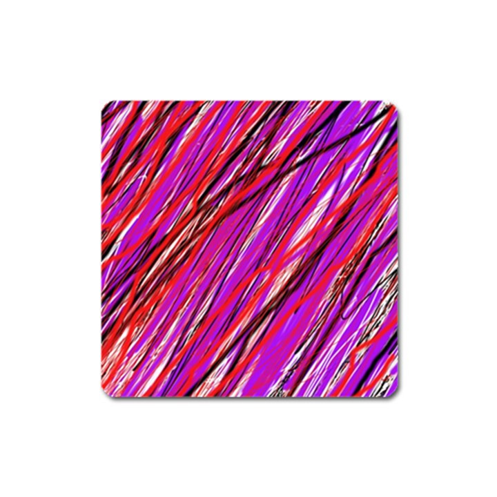 Purple pattern Square Magnet