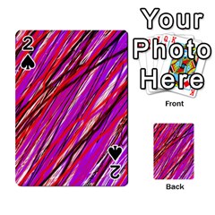 Purple Pattern Playing Cards 54 Designs  by Valentinaart