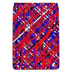 Red And Blue Pattern Flap Covers (s)  by Valentinaart