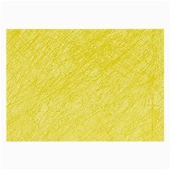 Yellow Pattern Large Glasses Cloth (2-side) by Valentinaart